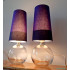 Set glass table lamps