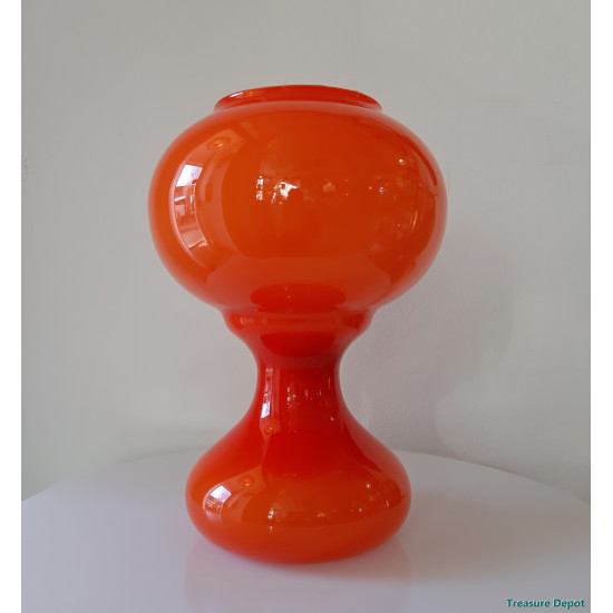 1960's glass table lamp
