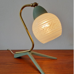 Table lamp 1950's  mint green
