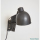 Vintage industrial scissor lamp