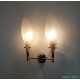 French double wall lamp