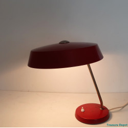 VEB Leuchtenbau desk lamp red