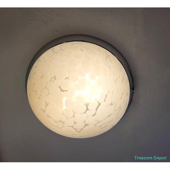 Wall or ceiling lamp with clouded glass XL