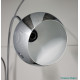 Chrome 3 arm floor lamp 