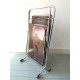 Faux wood bar cart / trolley