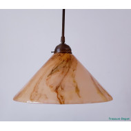 Marbled hanging lamp