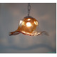 Amber glass lamp