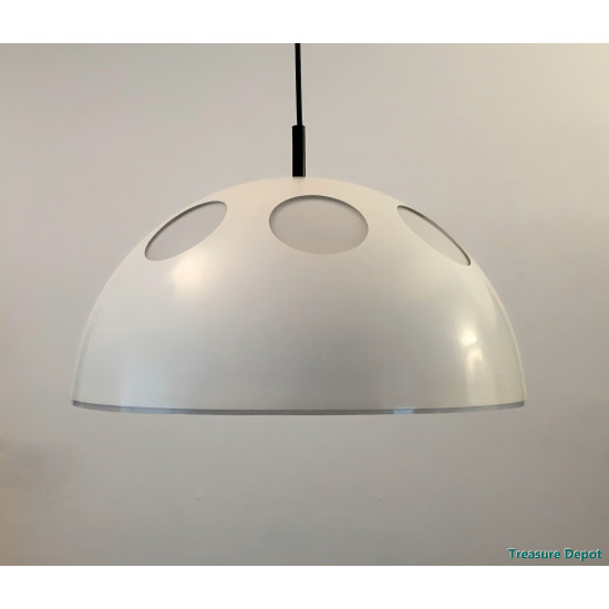 Raak white hanging lamp (2x)